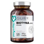 MYVITA Biotyna Silver 2500mcg (Włosy, Skóra, Paznokcie) 120 Kapsułek wegańskich w sklepie internetowym Sklep mass-zone.eu