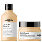 Odbudowujący zestaw do włosów zniszczonych , szampon i maska L'Oréal Absolut Repair Gold w sklepie internetowym agneess sklep