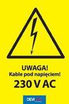 Naklejka ostrzegawcza (20 szt.) nr. 124012 DEVI w sklepie internetowym el-mar.sklep.pl