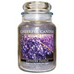 Cheerful Candle Lavender Vanilla Słoik Duży w sklepie internetowym Świece Zapachowe 