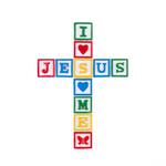 Krzyż - I LOVE JESUS, JESUS LOVE'S ME - 10 cm w sklepie internetowym wiernibogu.pl