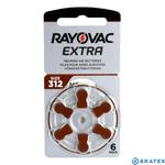 6 x baterie do aparatów słuchowych Rayovac Extra typ 312 w sklepie internetowym Bratex.org