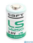 bateria litowa SAFT LS14250 1/2AA 3,6V LiSOCl2 rozmiar 1/2 AA w sklepie internetowym Bratex.org