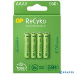 4 x akumulatorki R03/AAA GP ReCyko+ 1000 Series 950mAh w sklepie internetowym Bratex.org