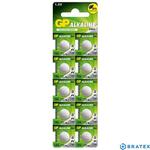 10 x bateria alkaliczna mini GP 186 / G12 / AG12 / L1142 / LR43 / V12GA / RW84 / D186 w sklepie internetowym Bratex.org