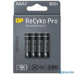 4 x akumulatorki AAA / R03 GP ReCyko Pro black Ni-MH 800mAh w sklepie internetowym Bratex.org