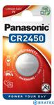 Bateria litowa (pastylkowa) Panasonic CR2450 - 1 sztuka (blister) w sklepie internetowym Bratex.org