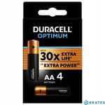 4x Bateria alkaliczna Duracell OPTIMUM AA/ LR6 w sklepie internetowym Bratex.org