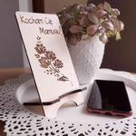 Podstawka pod telefon smartfon Kocham Cię Mamusiu Podstawka pod telefon DZIEŃ mamy uchwyt smartfon w sklepie internetowym Pamario.pl 