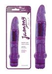 ŻELOWY WIBRATOR JAMMY JELLY DAZZLY GLITTER PURPLE w sklepie internetowym Love and desire