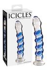 DILDO WAGINALNE SZKLANY KOREK ANALNY ICICLES NO. 5 w sklepie internetowym Love and desire