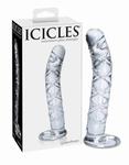 DILDO WAGINALNE SZKLANY KOREK ANALNY ICICLES NO.60 w sklepie internetowym Love and desire