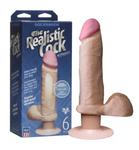 WIBRUJĄCE REALISTYCZNE DILDO REALISTIC COCK 18 CM w sklepie internetowym Love and desire