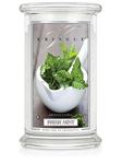 Duża świeca Fresh Mint Kringle Candle w sklepie internetowym Aromatowo.pl