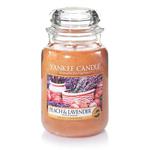 Duża świeca Peach & Lavender Yankee Candle w sklepie internetowym Aromatowo.pl