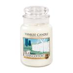 Duża świeca Clean Cotton Yankee Candle w sklepie internetowym Aromatowo.pl