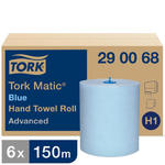 Tork Matic® - Ręcznik w roli, niebieski, celuloza + makulatura - 150 m w sklepie internetowym Higiena.NET