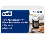 Tork Xpressnap Fit® - Serwetki dyspenserowe, N14, 2-warstwy, advanced - Białe w sklepie internetowym Higiena.NET