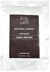 Naturalna Henna Indyjska CIEMNY BRĄZ, Soil & Earth, 100g w sklepie internetowym Dbajozdrowie