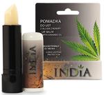 Pomadka do Ust Ochronna z Olejem Konopnym, India Cosmetics w sklepie internetowym Dbajozdrowie