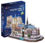 CUBICFUN PUZZLE 3D LED 149 EL. NOTRE DAME 3+ w sklepie internetowym Malako.pl