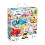 CZUCZU 40EL. MOTO PUZZLE AUTA PUZZLE 3+ w sklepie internetowym Malako.pl