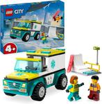 LEGO CITY KARETKA I SNOWBOARDZISTA 60403 4+ w sklepie internetowym Malako.pl