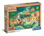 CLEMENTONI 1000 EL. COMPACT STORY MAPS THE JUNGLE BOOK 39813 PUZZLE 10+ w sklepie internetowym Malako.pl