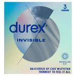 Durex Invisible Prezerwatywy 3 sztuki w sklepie internetowym Apteka Pod Gwiazdą