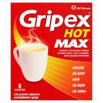 Gripex Hot Max Lek przeciw objawom przeziębienia i grypy 8 sztuk w sklepie internetowym Apteka Pod Gwiazdą