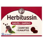 Herbitussin Czarny bez i eukaliptus Pastylki na kaszel i gardło Suplement diety 12 pastylek w sklepie internetowym Apteka Pod Gwiazdą