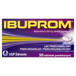 Ibuprom Tabletki powlekane 50 tabletek w sklepie internetowym Apteka Pod Gwiazdą