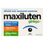 Maxiluten ginkgo+ Suplement diety 30 sztuk w sklepie internetowym Apteka Pod Gwiazdą