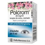 Polcrom krople do oczu, rozt. 20 mg/ml 5 ml x 2 w sklepie internetowym Apteka Pod Gwiazdą