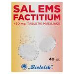 Sal Ems Factitium Tabletki musujące 450 mg 40 sztuk w sklepie internetowym Apteka Pod Gwiazdą