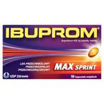 Ibuprom Max Sprint Kapsułki miękkie 10 kapsułek w sklepie internetowym Apteka Pod Gwiazdą