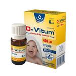 D-Vitum 400 j.m., witamina D dla noworodków, niemowląt i dzieci, krople doustne, 6 ml w sklepie internetowym Apteka Pod Gwiazdą