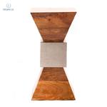 Aluro - loftowy stolik pomocniczy postument Kiron, 70x35 cm w sklepie internetowym kolorywnetrz.pl