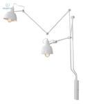 ARTERA - nowoczesny kinkiet/lampa ściennia AIDA 2 WHITE LONG w sklepie internetowym kolorywnetrz.pl