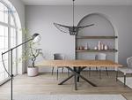 JARSTOL - nowoczesny/loftowy, duży stół rozkładany do salonu/jadalni, 160-260 cm w sklepie internetowym kolorywnetrz.pl