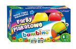 Farby plakatowe 6 kolorowe Bambino Majewski 20ml w sklepie internetowym Agena24