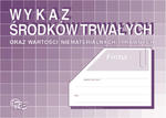 Wykaz środków trwałych A5 R-3 w sklepie internetowym Agena24