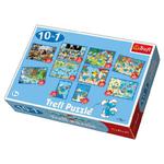 Puzzle 10 W 1 Mix Smerfy - Trefl w sklepie internetowym Edukraina.pl