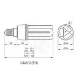 7W E14 3U 840 Brilum Siran w sklepie internetowym Interlumen.com