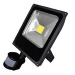 Naśw.Led + Cz.r. 30W 762 czarny DAISY NAŚWIETLACZ LED DAISY PIR MCOB 30W /z czujnikiem ruchu/ w sklepie internetowym Interlumen.com