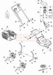 Części do kosiarki elektrycznej Oleo-Mac G 48 PE - schemat (do 2012roku) w sklepie internetowym Rokapil