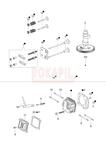 Cylinder, uszczelka cylindra, świeca, pokrywa, szpilka, śruba, cięgno, zawór, wałek rozrządu- kosiarki spalinowej Oleo- Mac G 44 PK COMFORT (K600-AUTOCHOKE) - schemat w sklepie internetowym Rokapil