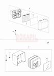 Filtr powietrza, tłumik, obudowa filtra - kosiarki spalinowej Oleo- Mac G 44 TK COMFORT PLUS (K500)- schemat w sklepie internetowym Rokapil