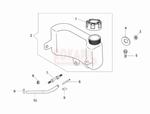 Zbiornik paliwa, korek paliwa, wąż paliwa, zacisk- kosiarki spalinowej Oleo- Mac G 44 TK COMFORT PLUS (K500)- schemat w sklepie internetowym Rokapil