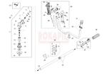 Przeniesienie napędu, przekładnia kątowa, uchwyt rowerowy, piasta, dźwignia gazu, wałek napędu, osłona - Kosy spalinowej Oleo-Mac - SPARTA 381 T - schemat w sklepie internetowym Rokapil